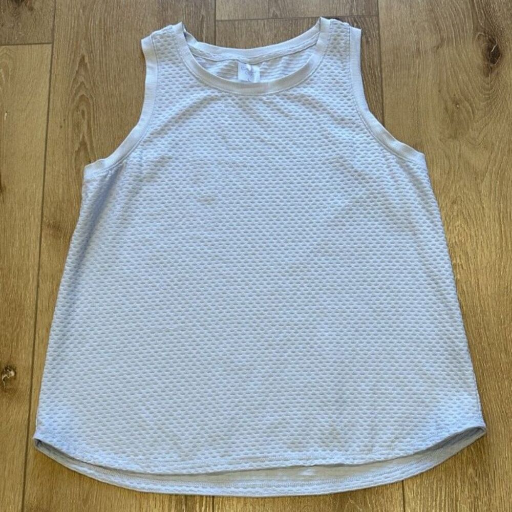 Calia Renew Tank Top Light Blue Large Women's Activewear Shirt EUC!
